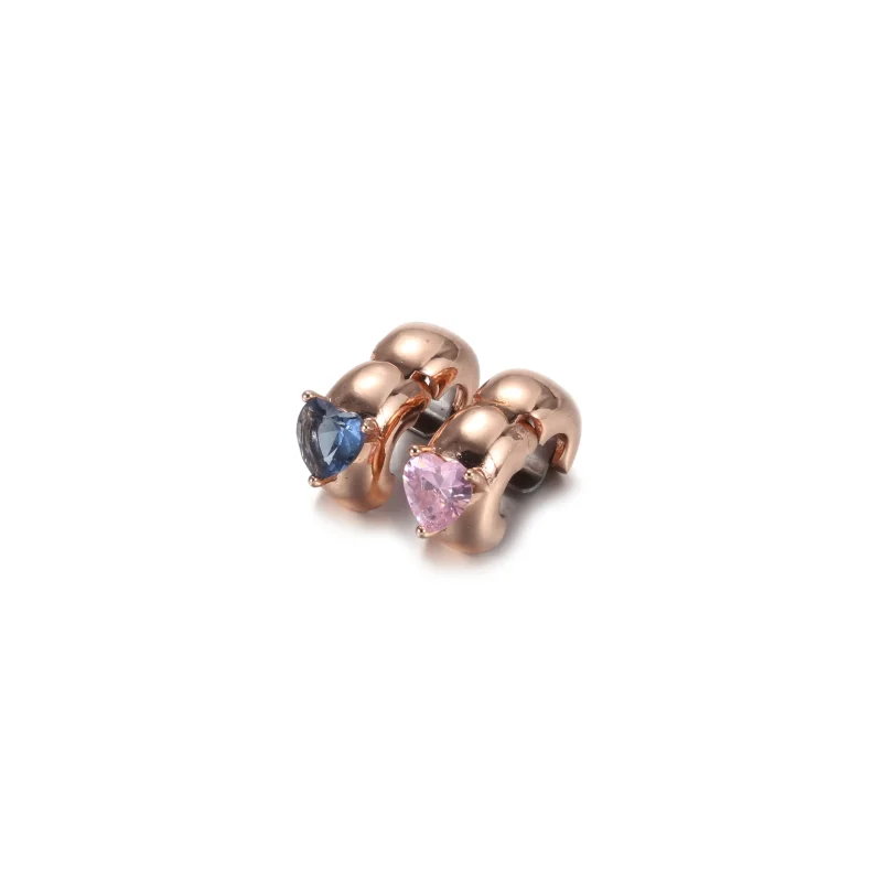 (immagine per) Charm Clip Pandora Solitario Cuore Blu - 789203C02 - Visualizza 6