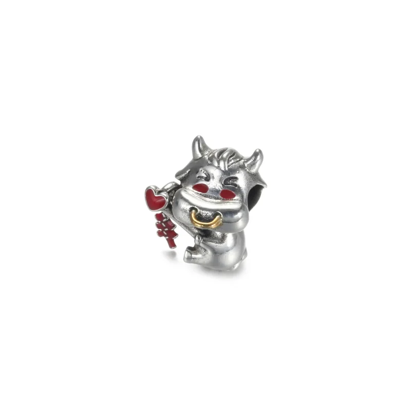 (immagine per) Charm Pandora Bue carino - 799268C01 - Visualizza 2