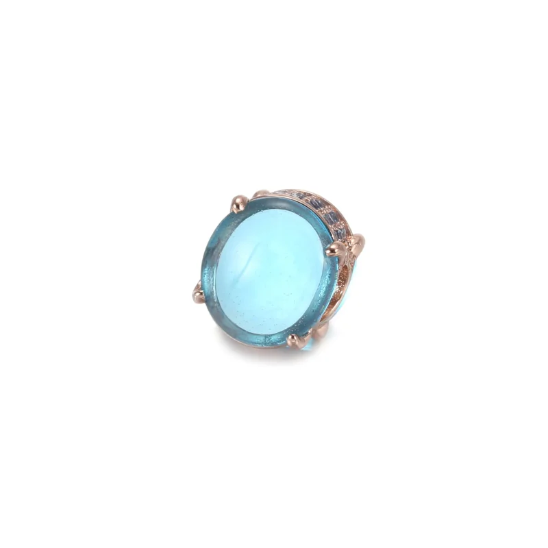 (immagine per) Charm Pandora Cabochon ovale blu - 789309C01 - Visualizza 2