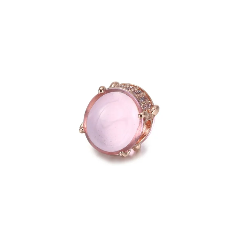 (immagine per) Charm Pandora Cabochon ovale rosa - 789309C02 - Visualizza 2
