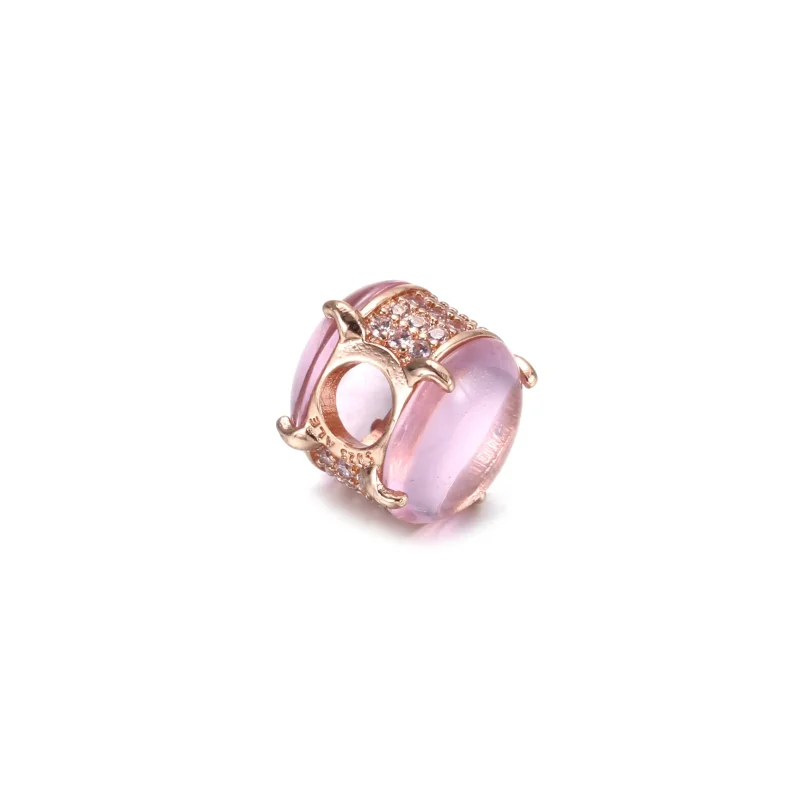 (immagine per) Charm Pandora Cabochon ovale rosa - 789309C02 - Visualizza 4