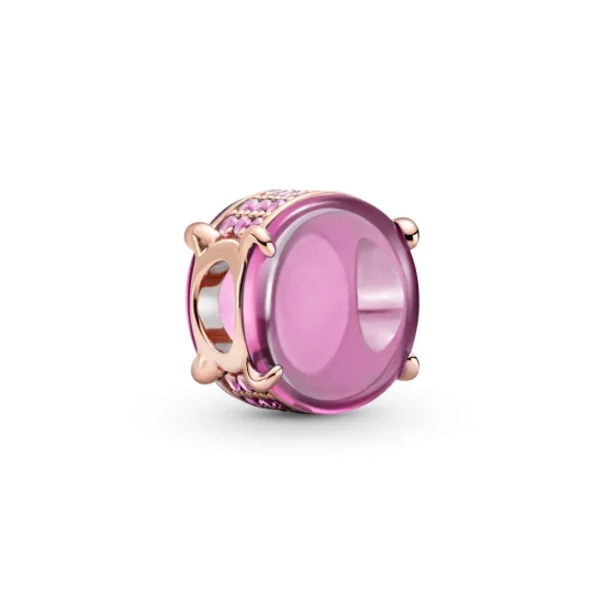 (immagine per) Charm Pandora Cabochon ovale rosa - 789309C02