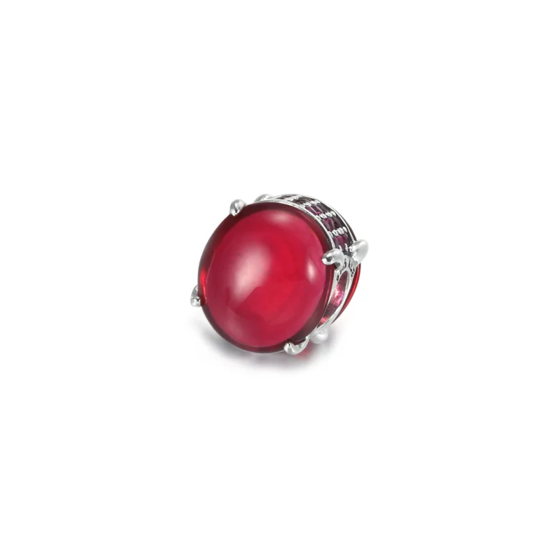 (immagine per) Charm Pandora Cabochon ovale rosa fucsia - 799309C01 - Visualizza 2