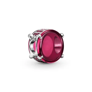 (immagine per) Charm Pandora Cabochon ovale rosa fucsia - 799309C01