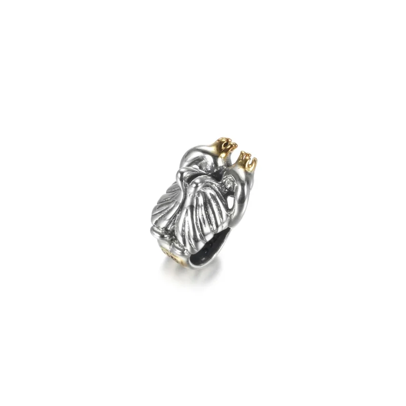 (immagine per) Charm Pandora Cigni e cuore bicolore - 799315C00 - Visualizza 3