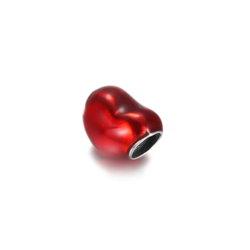 (immagine per) Charm PANDORA Cuore Metallico Rosso - 799291C02 - Visualizza 2