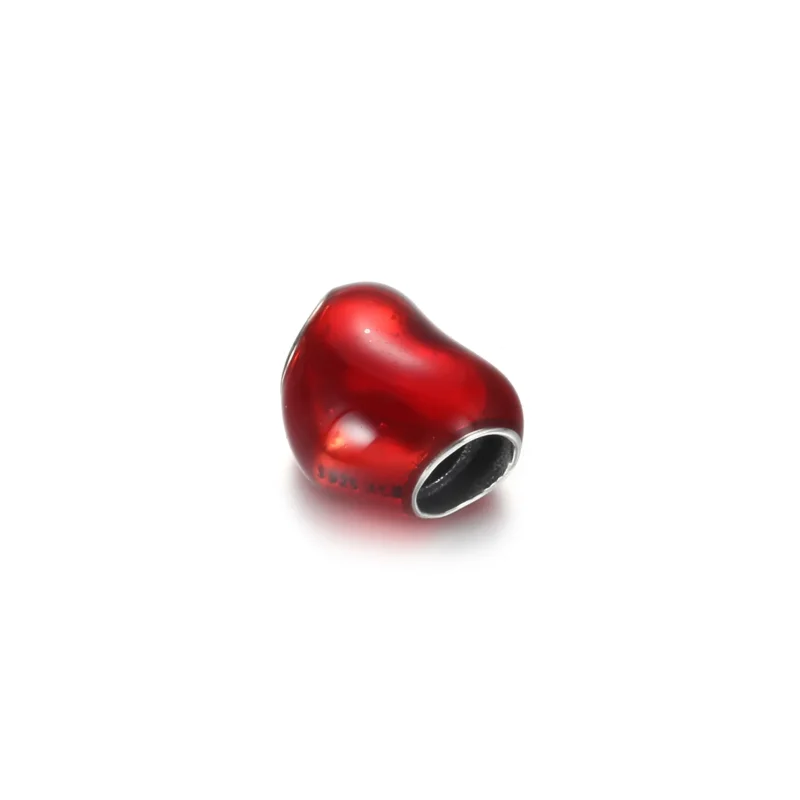 (immagine per) Charm PANDORA Cuore Metallico Rosso - 799291C02 - Visualizza 3