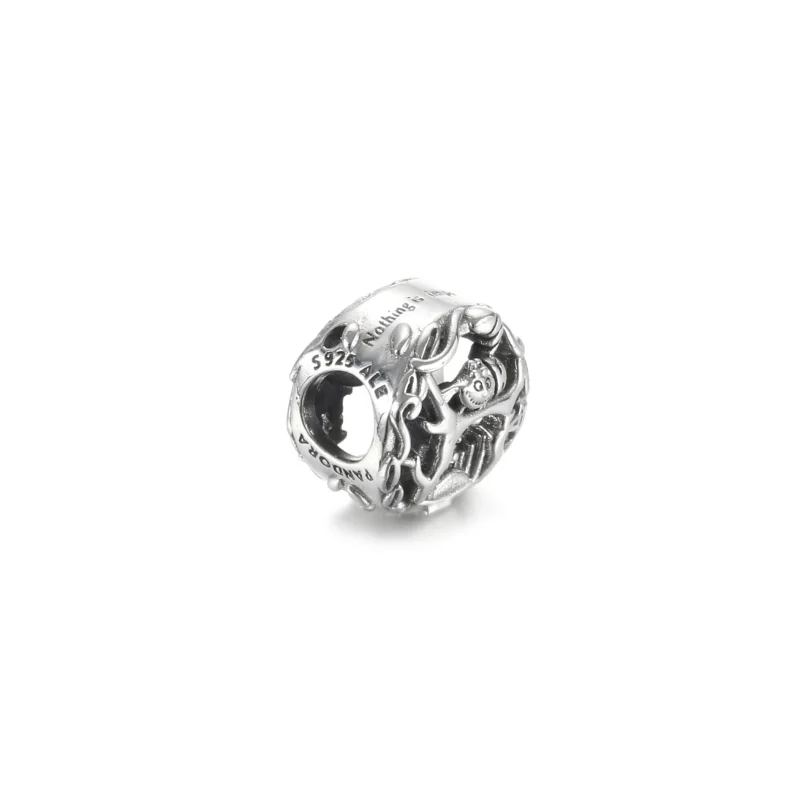(immagine per) Charm Pandora Disney Alice nel Paese delle Meraviglie, Stregatto e Absolem Bruco - Visualizza 4