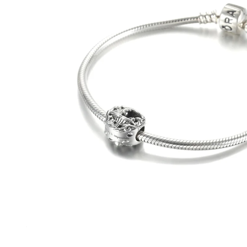 (immagine per) Charm Pandora Disney Alice nel Paese delle Meraviglie, Stregatto e Absolem Bruco - Visualizza 6