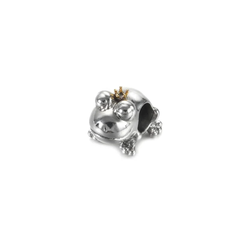 (immagine per) Charm Pandora Principe Ranocchio bicolore - 799342C00 - Visualizza 2
