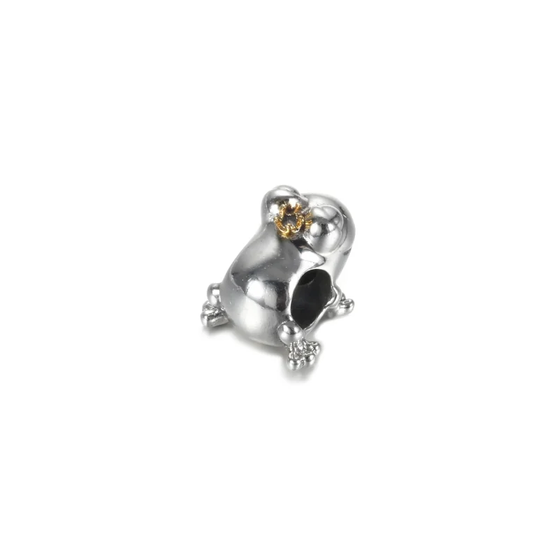 (immagine per) Charm Pandora Principe Ranocchio bicolore - 799342C00 - Visualizza 3