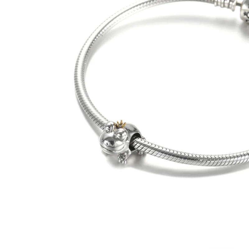 (immagine per) Charm Pandora Principe Ranocchio bicolore - 799342C00 - Visualizza 5