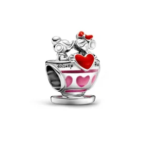 (immagine per) Charm Pandora Tazze da tè Topolino e Minnie dei parchi Disney - 799265C01