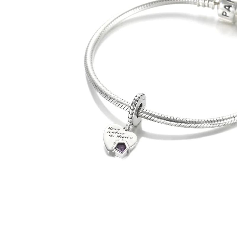 (immagine per) Charm Pendente Pandora Ama il mio cuore di casa - 799324C01 - Visualizza 2