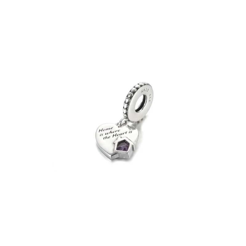(immagine per) Charm Pendente Pandora Ama il mio cuore di casa - 799324C01 - Visualizza 3