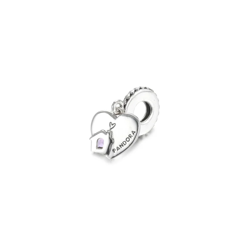 (immagine per) Charm Pendente Pandora Ama il mio cuore di casa - 799324C01 - Visualizza 5