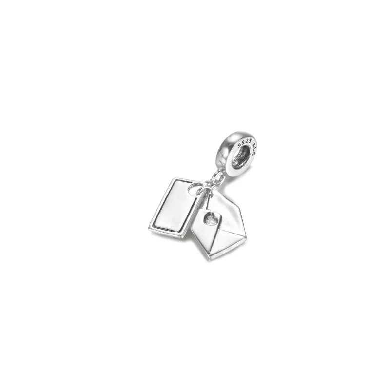 (immagine per) Charm Pendente Pandora Lettera e busta da incisione - 799274C00 - Visualizza 2