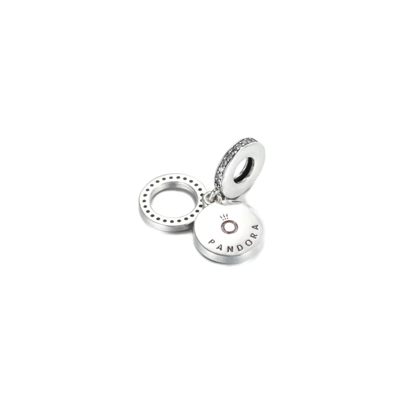 (immagine per) Charm Pendente PANDORA Lucchetto "Together Always" - 780087C12 - Visualizza 3