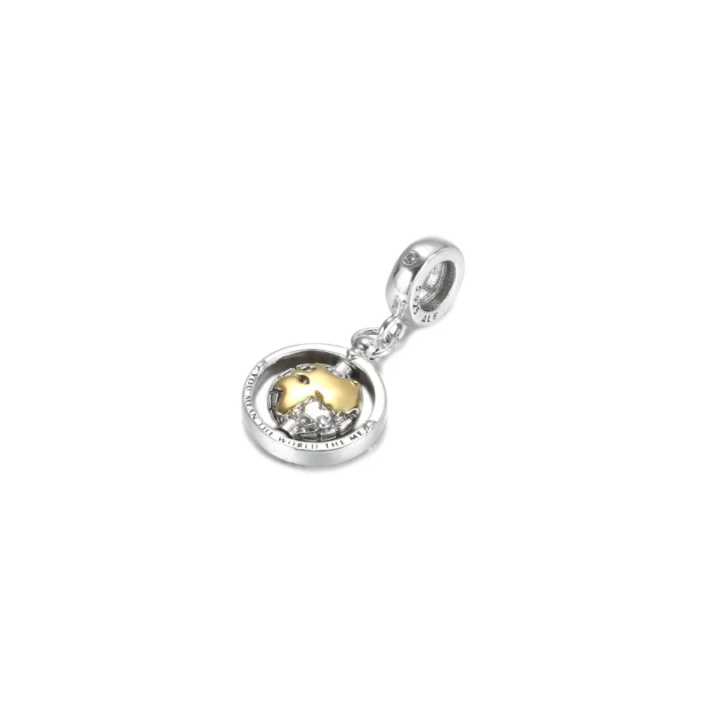 (immagine per) Charm Pendente Pandora Mondo spinning - 799303C01 - Visualizza 2