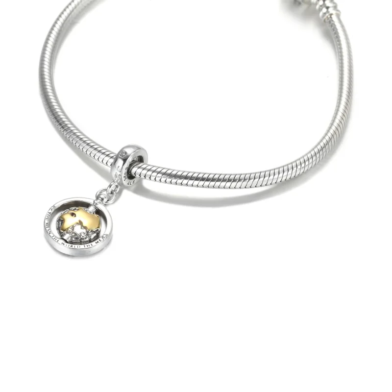 (immagine per) Charm Pendente Pandora Mondo spinning - 799303C01 - Visualizza 5