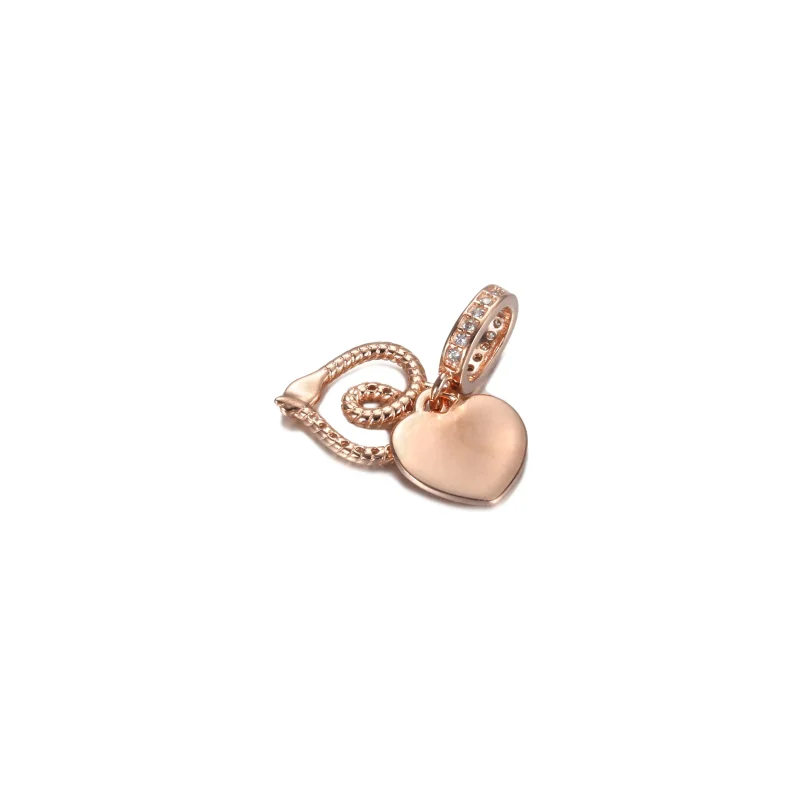 (immagine per) Charm Pendente Pandora Serpente e cuore - 789086C01 - Visualizza 4
