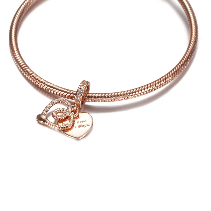 (immagine per) Charm Pendente Pandora Serpente e cuore - 789086C01 - Visualizza 5