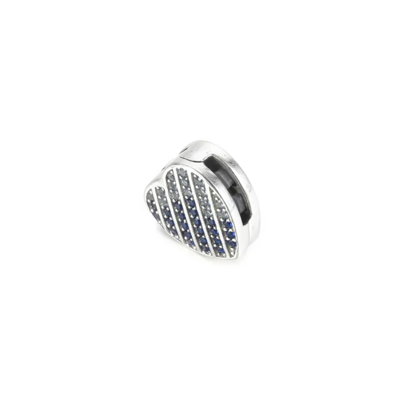 (immagine per) Clip PANDORA Cuore Pietre blu - 799346C01 - Visualizza 2