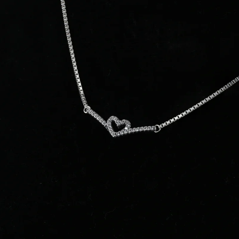 (immagine per) Collana PANDORA Cuore Desiderio Scintillante - 399273C01 - Visualizza 6