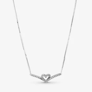 (immagine per) Collana PANDORA Cuore Desiderio Scintillante - 399273C01