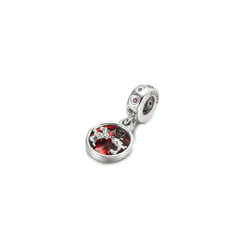 (immagine per) Disney, Charm Pendente Mickey Mouse & Minnie Amore e Baci - 799298C01 - Visualizza 3