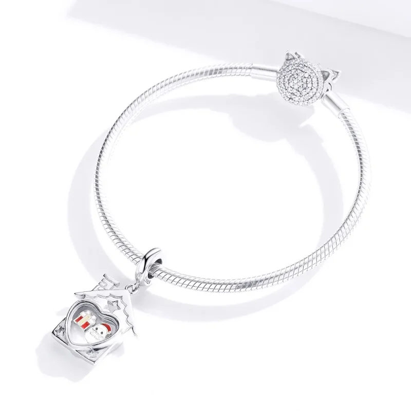 (immagine per) Charm Pendente tipo Pandora Babbo Natale - SCC1357 - Visualizza 2