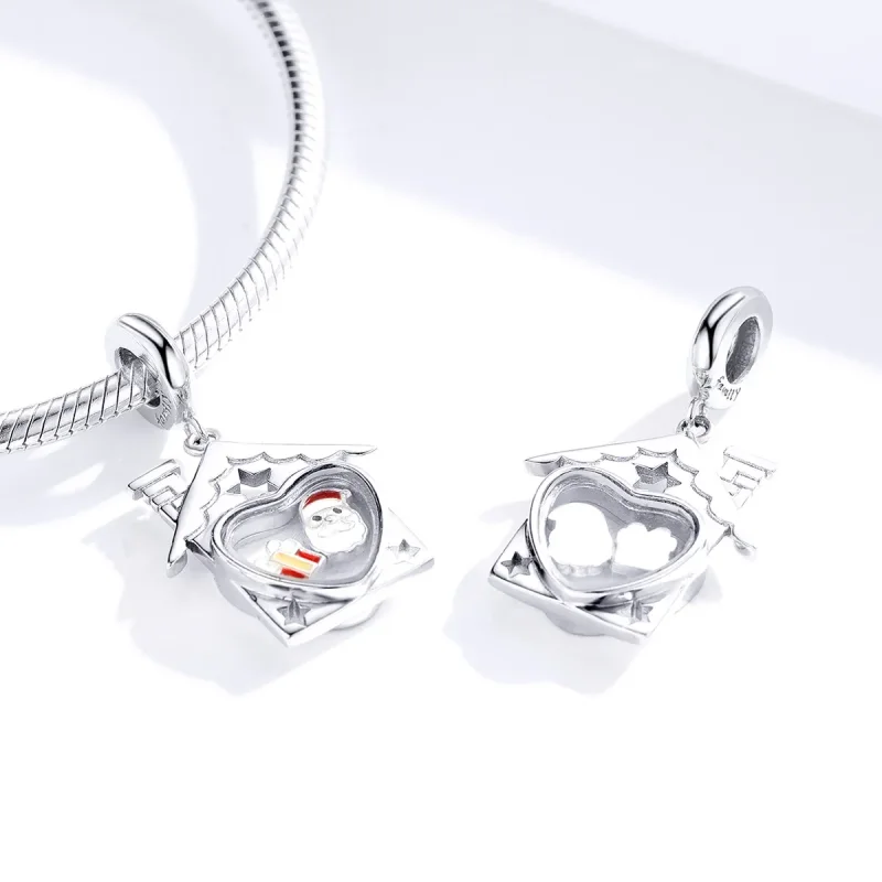 (immagine per) Charm Pendente tipo Pandora Babbo Natale - SCC1357 - Visualizza 4