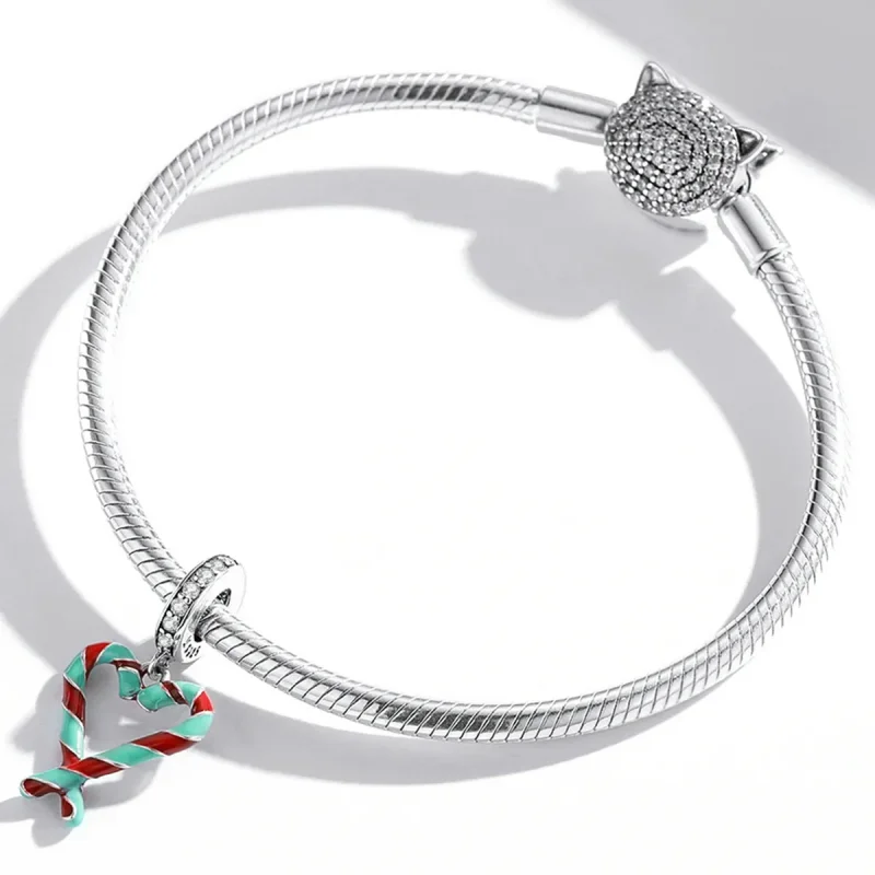 (immagine per) Charm Pendente tipo Pandora Caramella di canna - SCC2039 - Visualizza 3