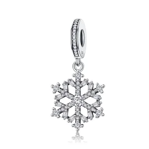 (immagine per) Charm Pendente tipo Pandora Fiocchi di neve di cristallo - SCC266