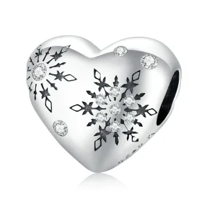 (immagine per) Charm tipo Pandora Ama i fiocchi di neve - SCC1982