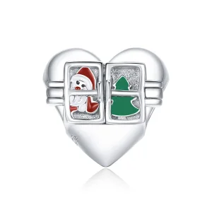 (immagine per) Charm tipo Pandora auguri di Natale - BSC376