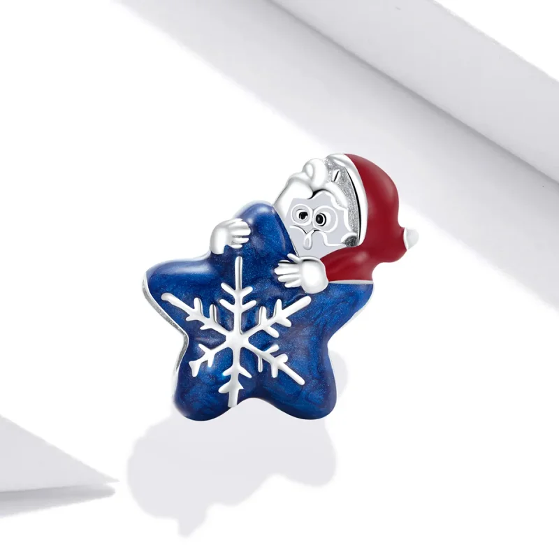 (immagine per) Charm tipo Pandora Babbo Natale - BSC372 - Visualizza 2