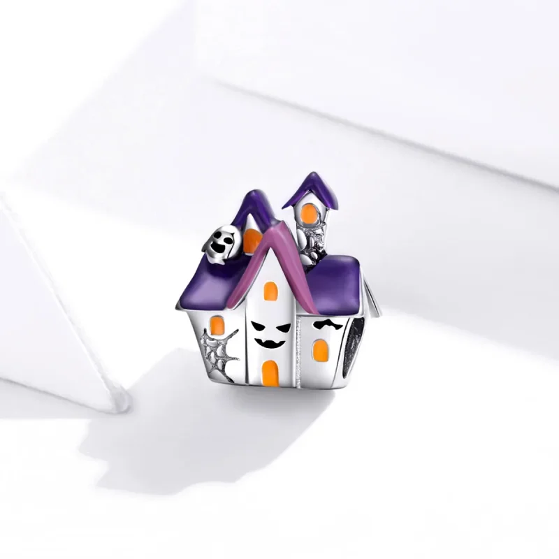 (immagine per) Charm tipo Pandora Casa stregata di Halloween - BSC324 - Visualizza 2