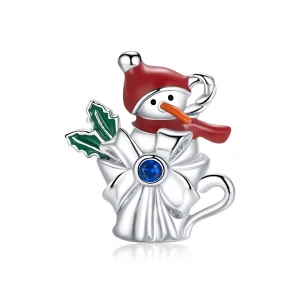 (immagine per) Charm tipo Pandora Coppa del pupazzo di neve - BSC373