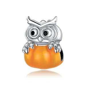 (immagine per) Charm tipo Pandora Gufo di zucca - BSC342