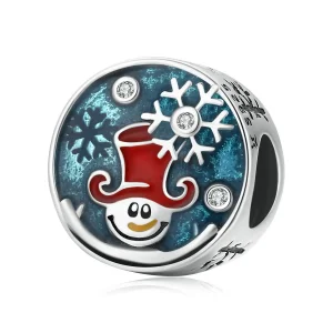 (immagine per) Charm tipo Pandora Pagliaccio di Natale - SCC2038