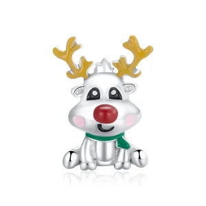 (immagine per) Charm tipo Pandora renne di natale - BSC375