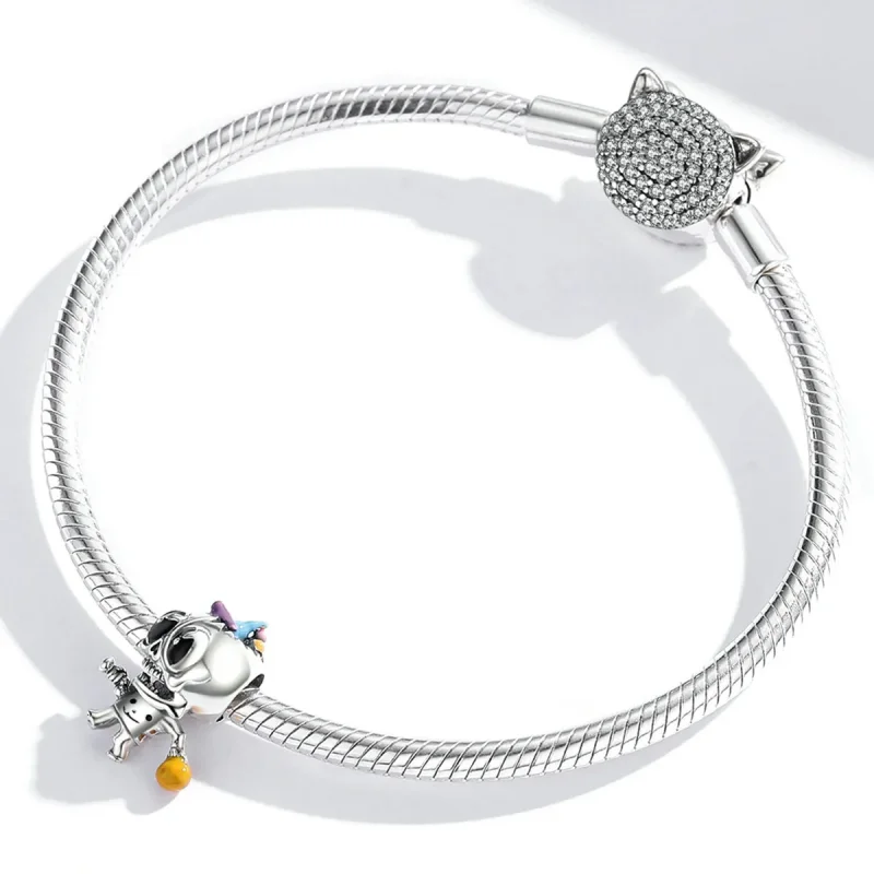 (immagine per) Charm tipo Pandora Teschio di Halloween - SCC1955 - Visualizza 3