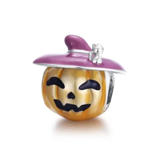 (immagine per) Charm tipo Pandora Zucche di Halloween - BSC329