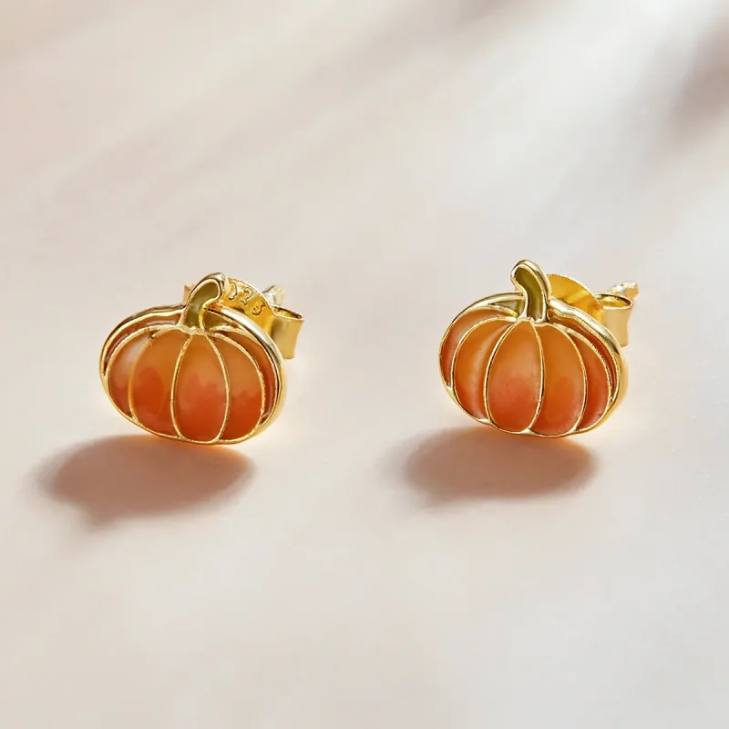 (immagine per) Orecchini a Lobo tipo Pandora Zucca - SCE1246 - Visualizza 2
