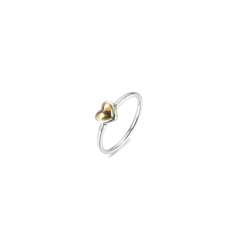 (immagine per) Anello Pandora Cuore d'oro a cupola - 199396C00 - Visualizza 3