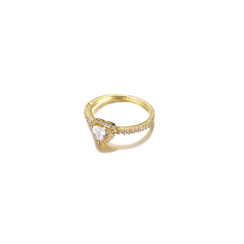 (immagine per) Anello Pandora Cuore elevato - 159139C01 - Visualizza 3