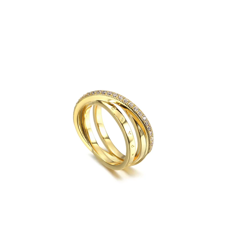 (immagine per) Anello PANDORA Linee Intrecciate - 169057C01 - Visualizza 4