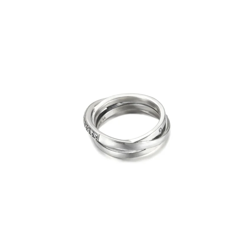 (immagine per) Anello PANDORA Linee Intrecciate - 199057C01 - Visualizza 5