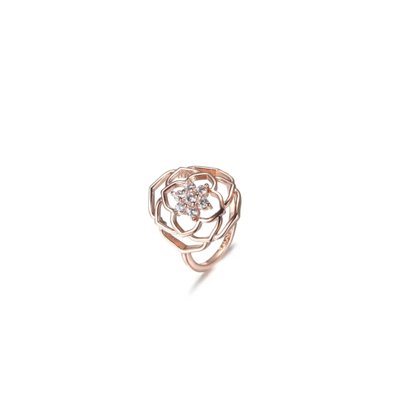 (immagine per) Anello Pandora petali di rosa - 189412C01 - Visualizza 2